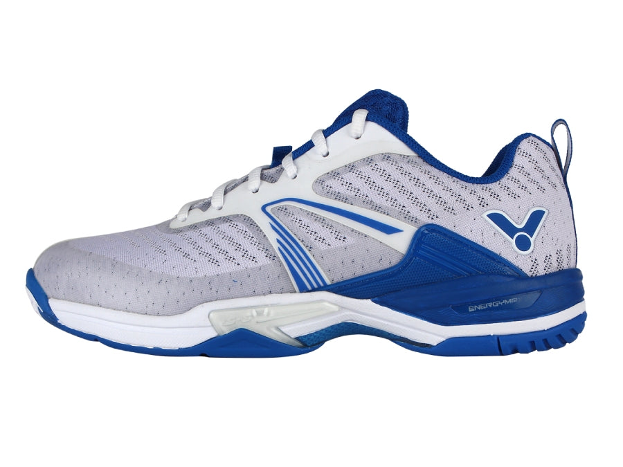 Victor A930 AF Court Shoes for Badminton & Volleyball - Lightweight & Durable White/Blue Indoor Sports Shoes for Men & Women - Perfect for Gym, Training & Competitive Play