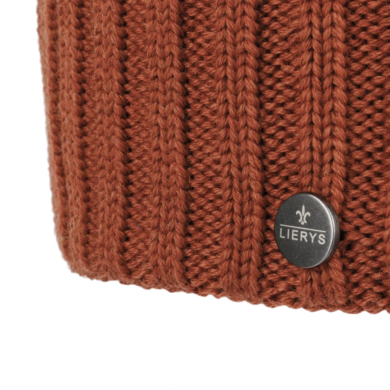 Lierys Merino Wool Knit Beanie with Foldable Cuff - Warm Winter Hat for Men & Women - Perfect for Skiing, Hiking, and Cold Weather Activities
