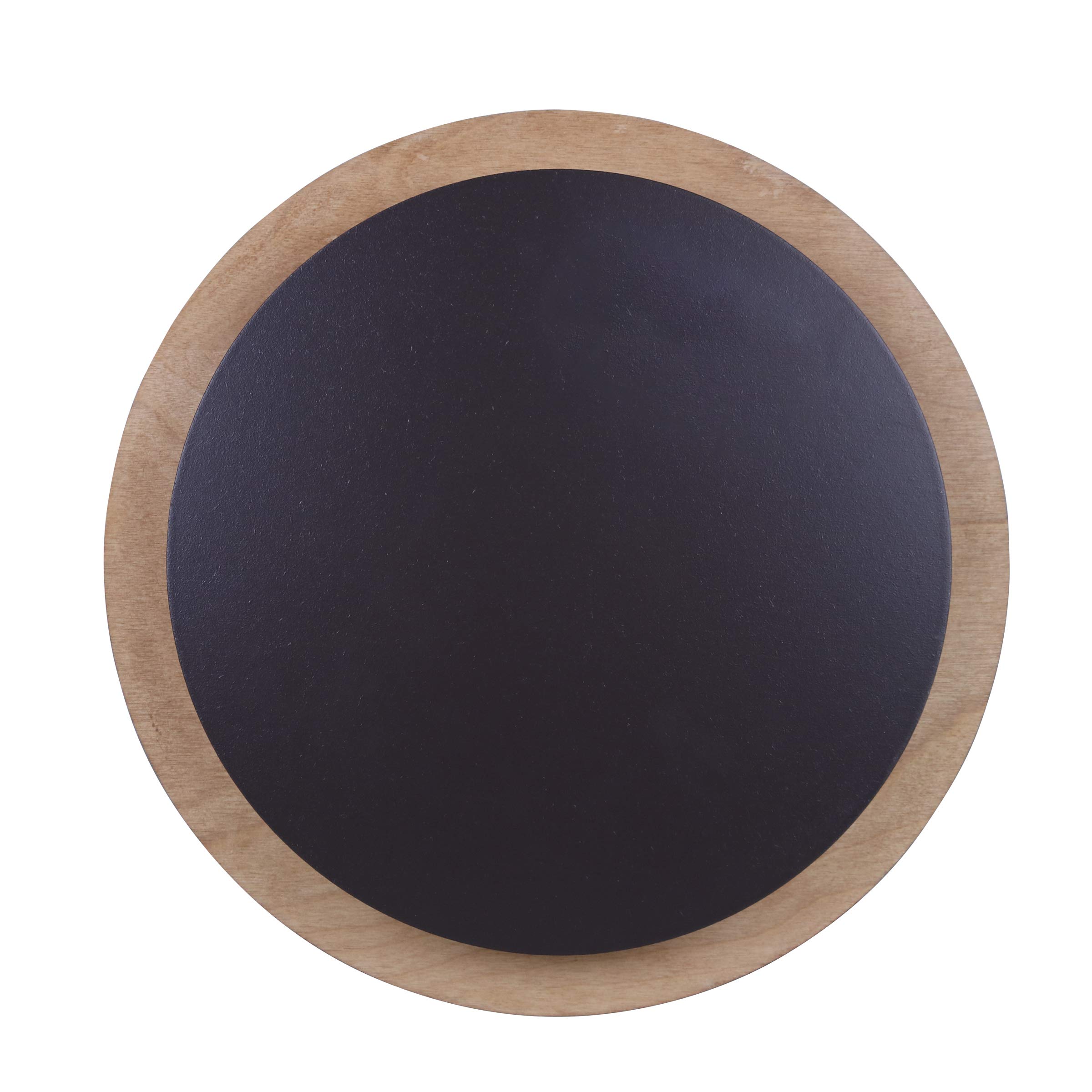 LifeSong Milestones 12 Inch Wood Lazy Susan Turntable - Engraved Decorative Serving Tray for Dining Table, Kitchen & Home Decor | Perfect for Family Gatherings, Dinner Parties & Everyday Use