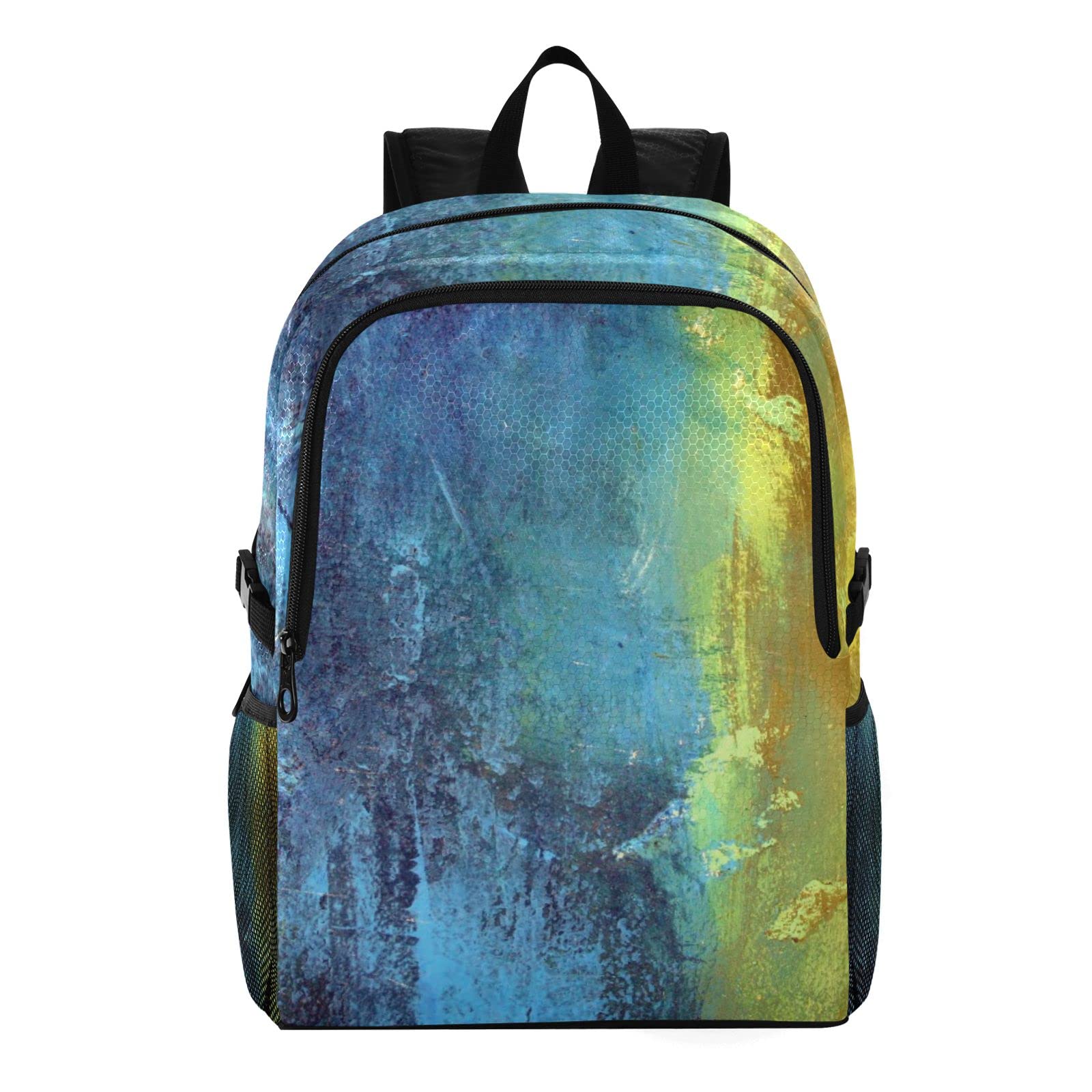 Lightweight Foldable Travel Backpack - Waterproof Hiking Daypack for Men & Women | Durable Outdoor Sports Bag with Abstract Design | Perfect for Camping, Commuting & Travel Adventures