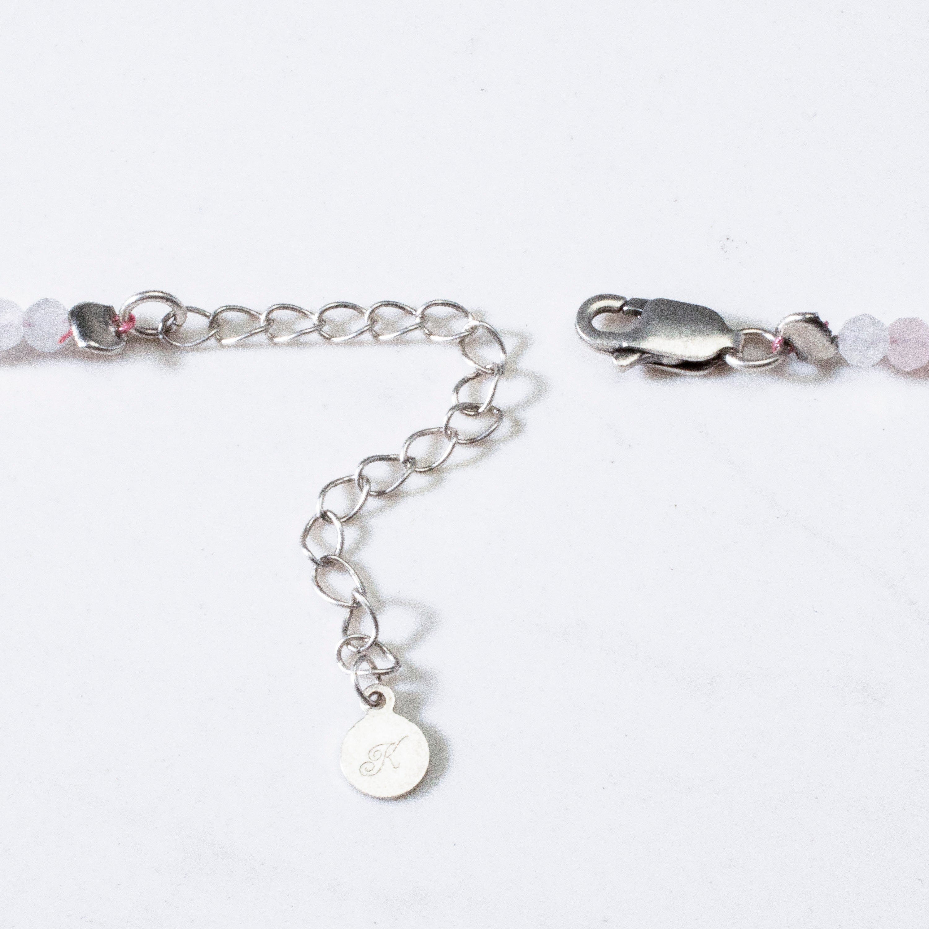 3mm Rose Quartz Faceted 31 Necklace & Multi Wrap Bracelet Set - Healing Crystal Jewelry for Women, Gift for Her - Perfect for Meditation, Yoga & Spiritual Healing