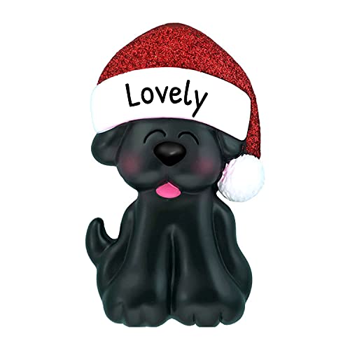Black Christmas Dog