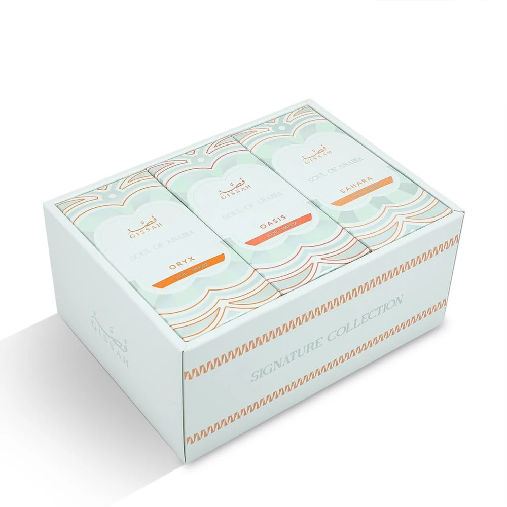 Soul of Arabia Perfume Set - 3 x 50ml EDP Fragrance Gift for Women | Luxury Arabian Scent for Daily Wear, Special Occasions & Romantic Evenings
