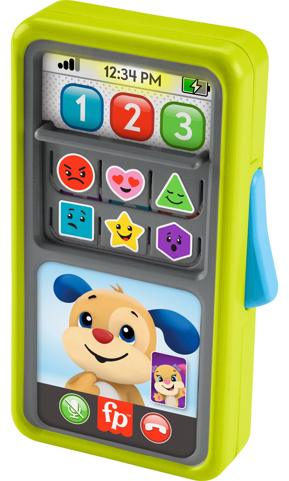 Fisher-Price Laugh & Learn 2-in-1 Baby Smartphone Toy with Lights, Music & Learning Activities - Interactive Educational Toy for Toddlers 9+ Months - Perfect for Early Learning & Playtime Fun