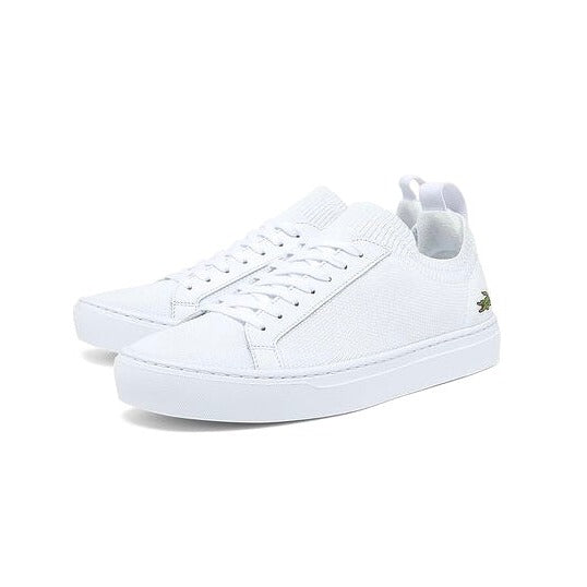 Lacoste Men's La Piquee 0121 White Casual Sneakers - Comfortable Walking Shoes for Men | Perfect for Daily Wear, Gym & Outdoor Activities