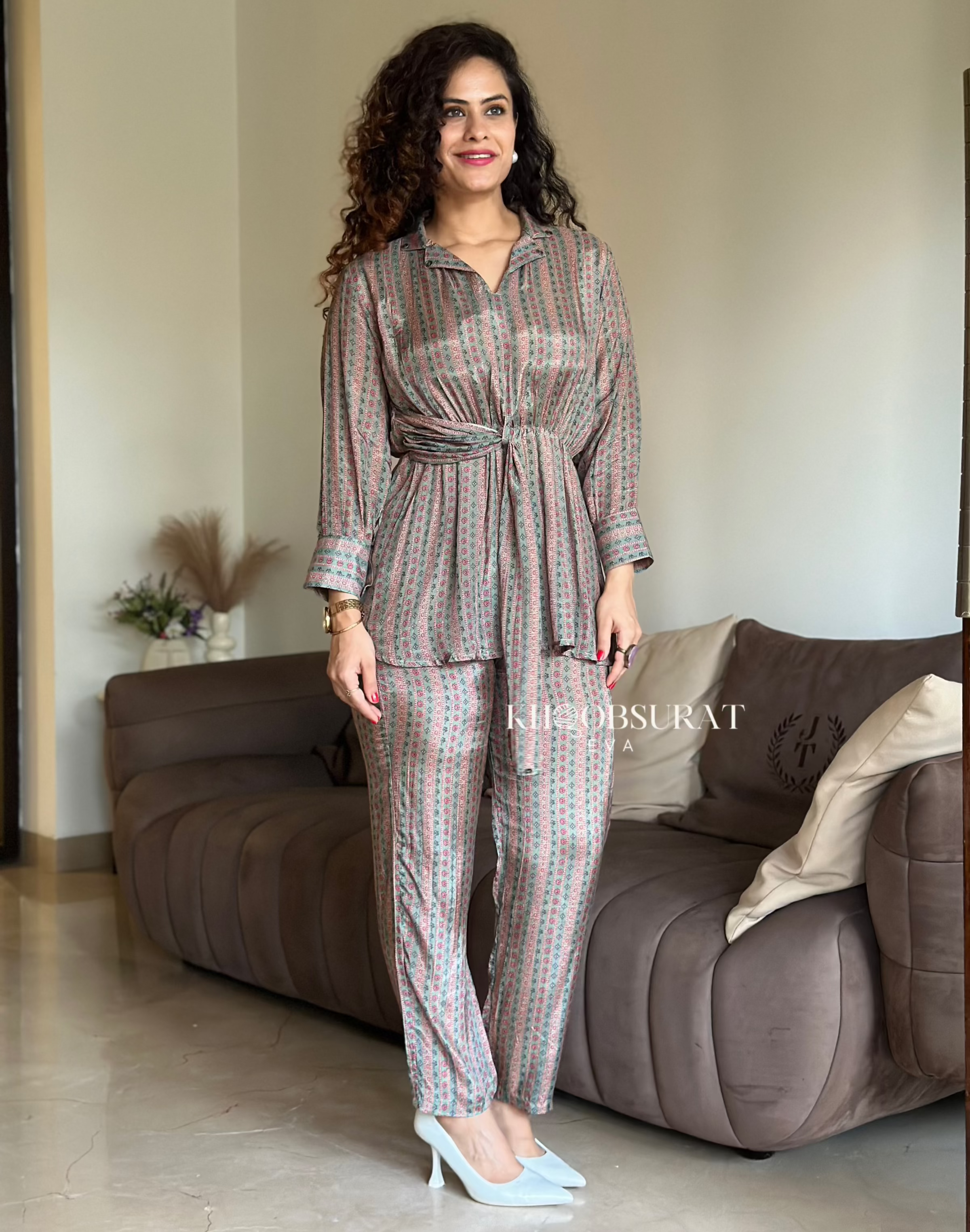 Stylish Grey Coord Set for Women | Trendy Matching Outfit | Perfect for Casual Wear, Work & Travel