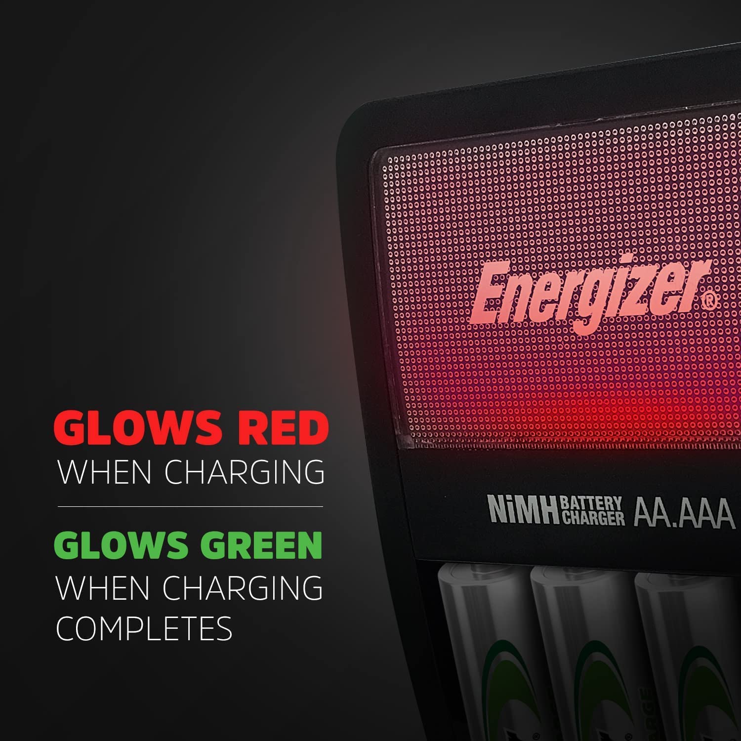 Energizer Rechargeable AAA Batteries (12 Pack) with AA Battery Charger Kit - High Performance NiMH Batteries for Cameras, Toys, Flashlights & Electronics