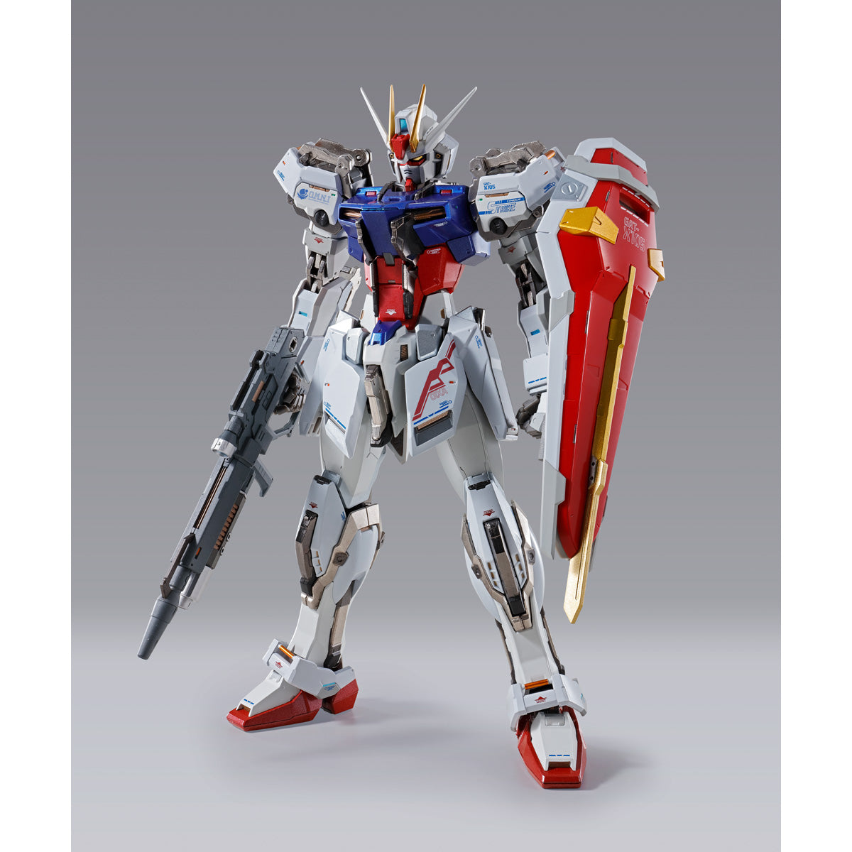 Bandai Metal Build Gundam Seed Strike Gundam (10th Anniversary Edition) Exclusive Collectible Action Figure - Perfect for Anime Fans, Model Collectors & Display Showcase