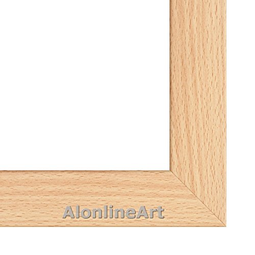 #004 - Flat Beech Frame 1.5 Inch (3.8 Cm) Width