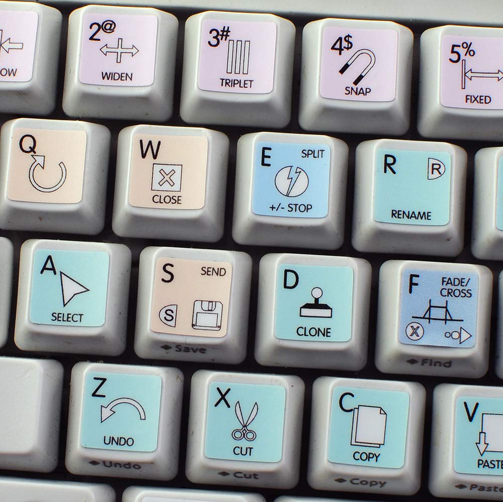 Ableton Live Galaxy Series Keyboard Shortcut Labels - 12x12 Size for Music Production & DJing | Perfect for Studio & Live Performance