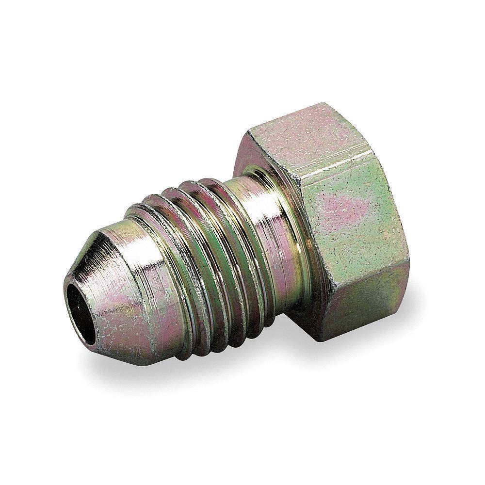 37 Degree Male Flare x JIC Hydraulic Fitting - High Pressure Fuel Line Connector for Automotive, Truck, and Industrial Applications