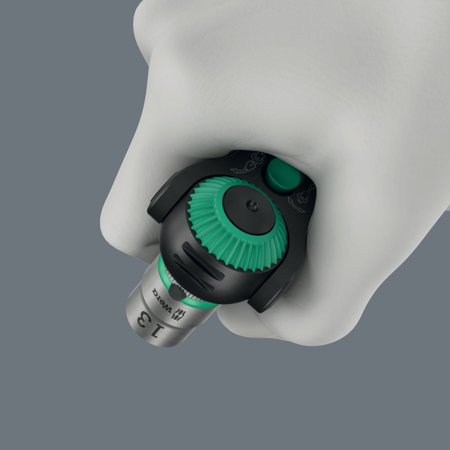 Wera 8000 B Black Edition Zyklop Speed Ratchet with 3/8