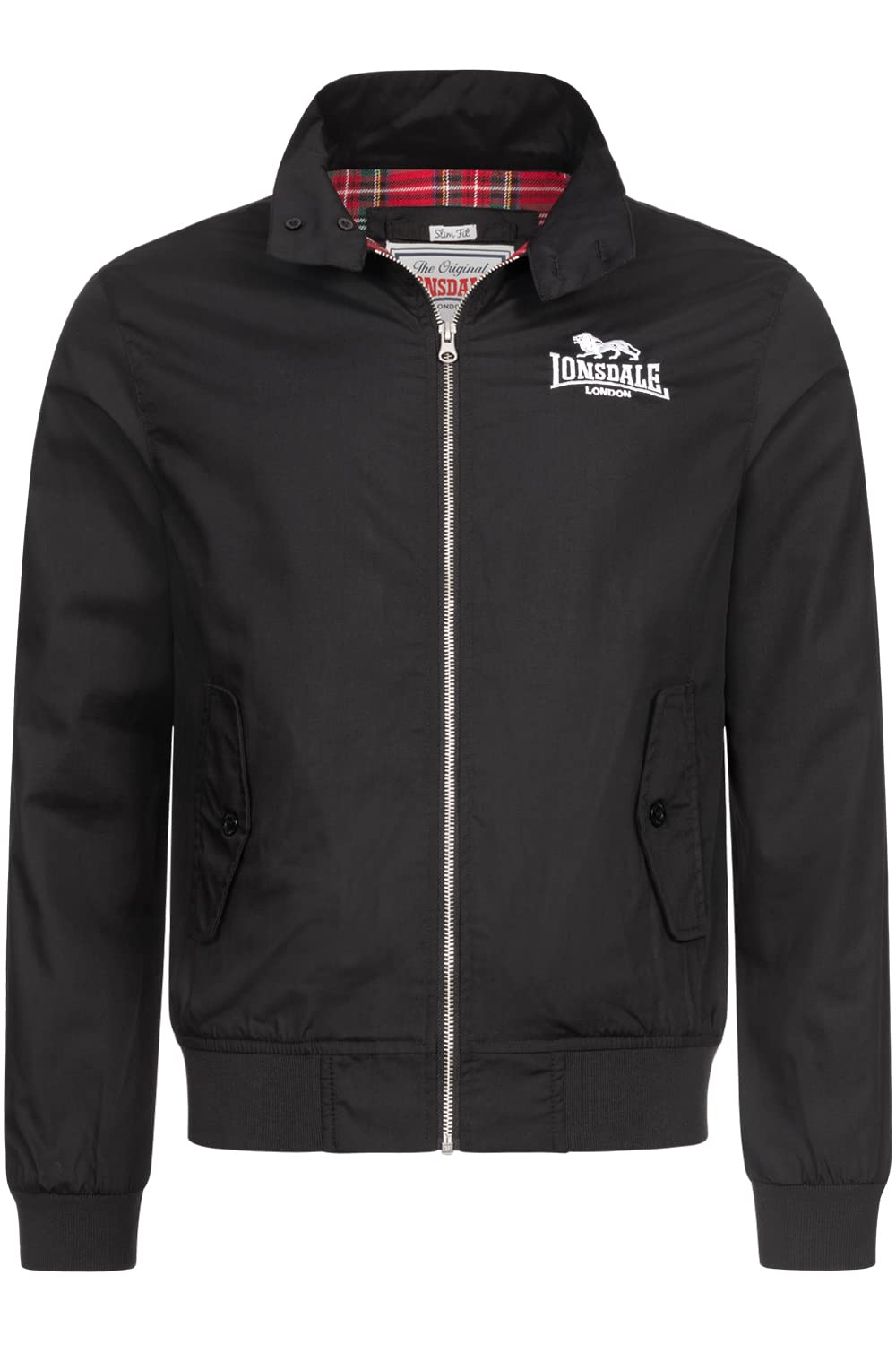Lonsdale Men's Acton Jacket - Black, Size XL | Water-Resistant Winter Coat for Outdoor Activities & Casual Wear