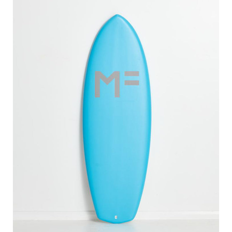 MF Mick Fanning Little Marley 5'6 Surfboard - Aqua Color with FCS2 Fin System | Perfect for Small Waves and Beginner Surfers