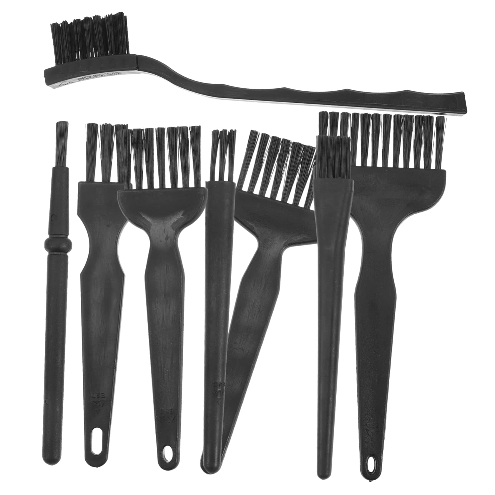 8Pcs Electric Shaver Cleaning Brush Set - Replacement Razor Cleaning Brushes for Electric Shavers & Trimmers - Essential Grooming Tool Kit for Men's Razor Maintenance (Black) - Perfect for Home, Travel & Barber Shop Use