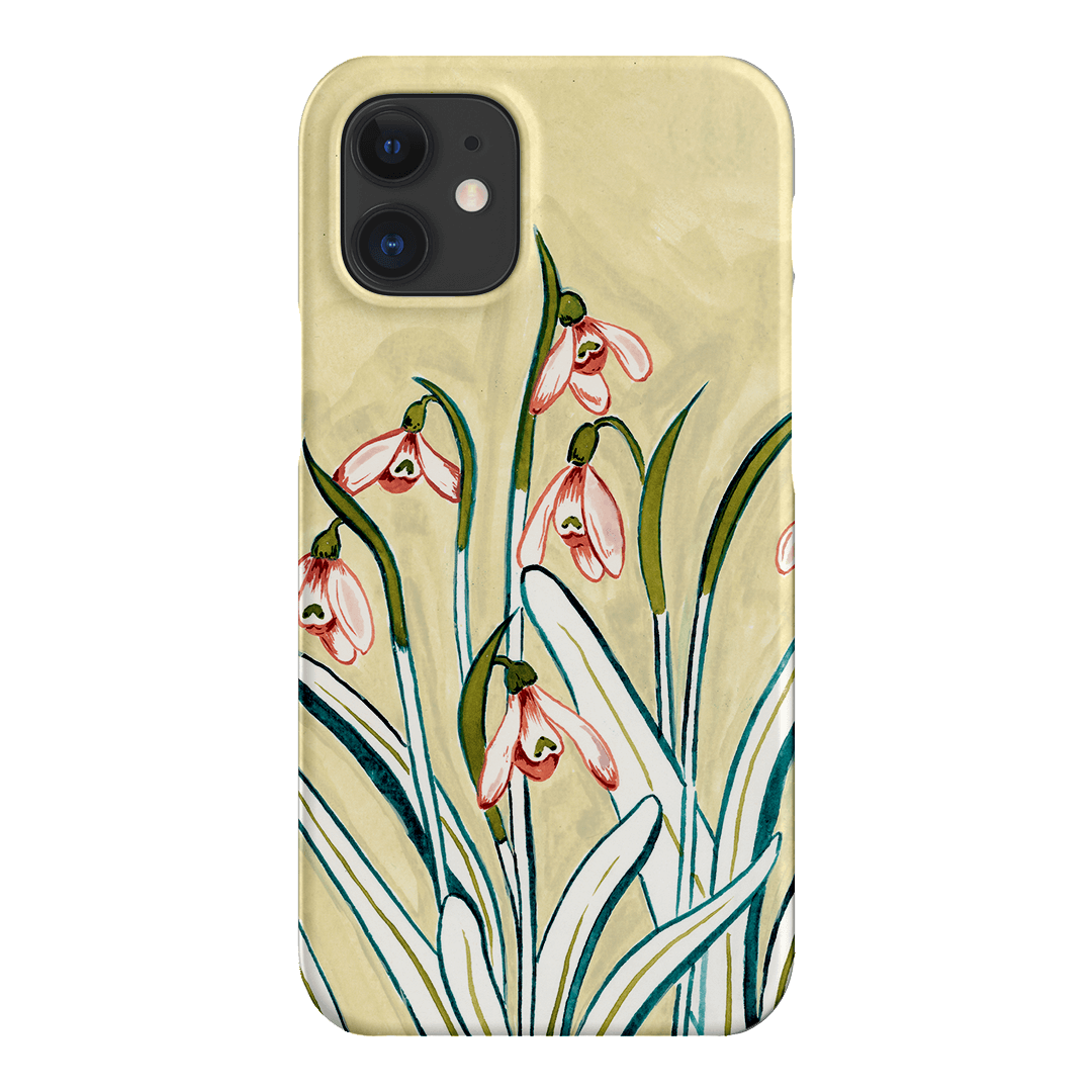 Premium Snowdrop Pattern Shockproof Phone Case - Durable Protective Cover for iPhone & Samsung - Perfect for Everyday Use, Travel & Outdoor Activities