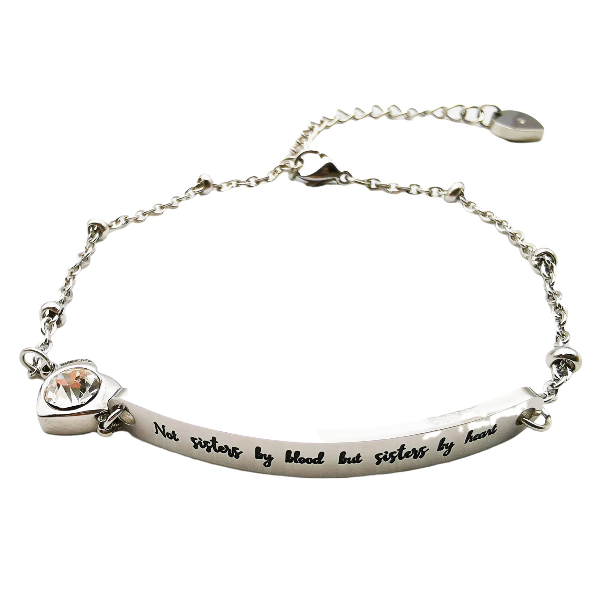 14K Gold Plated Titanium Steel Charm Bracelet for Women & Girls - Inspirational Friendship Mantra Bracelet Gift for Birthday, Anniversary & Special Occasions | Perfect for Everyday Wear, Gifting & Spiritual Motivation