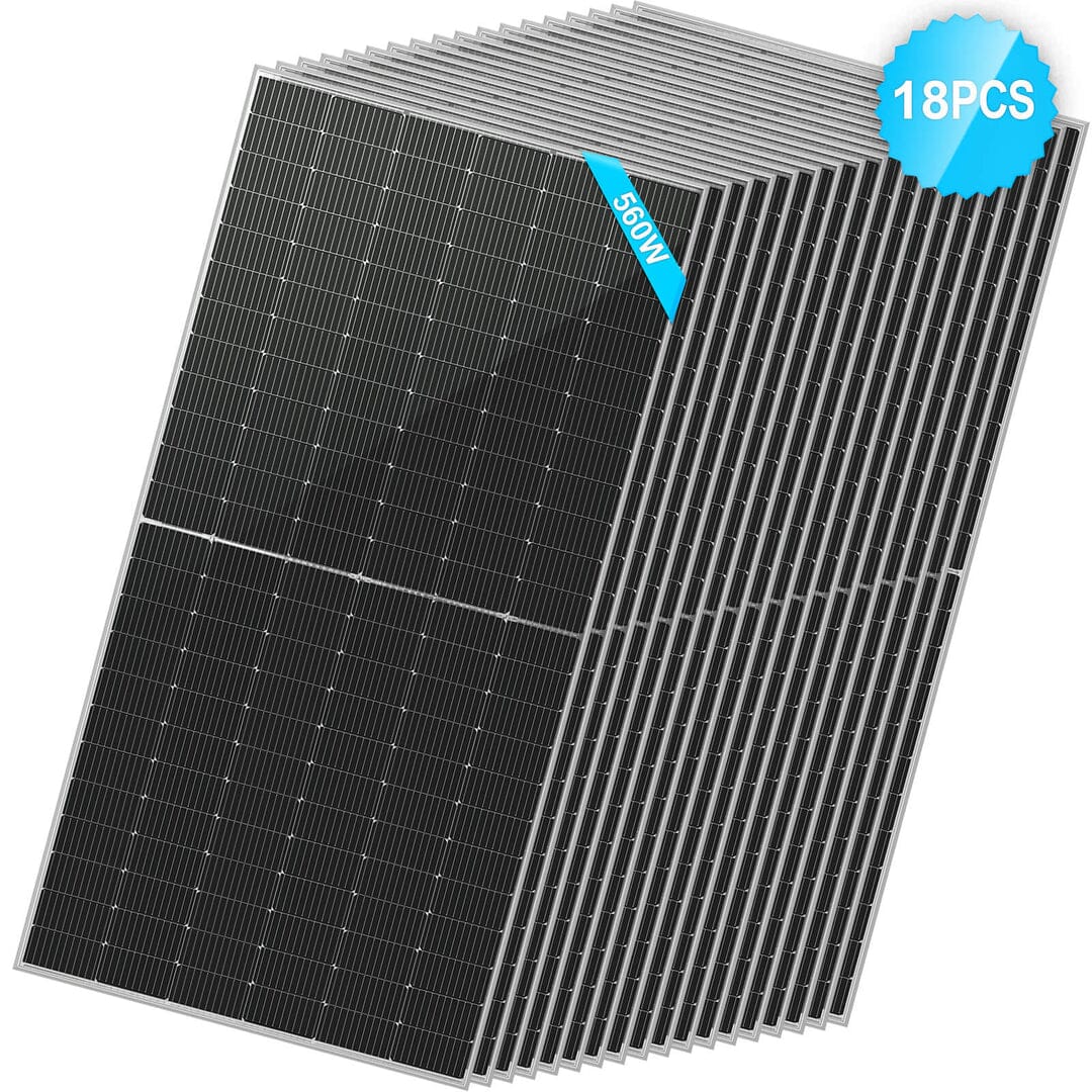 SunGold 560 Watt Bifacial PERC Solar Panel - High Efficiency Solar Module for Home, RV & Off-Grid Power - Perfect for Residential, Commercial & Outdoor Energy Needs