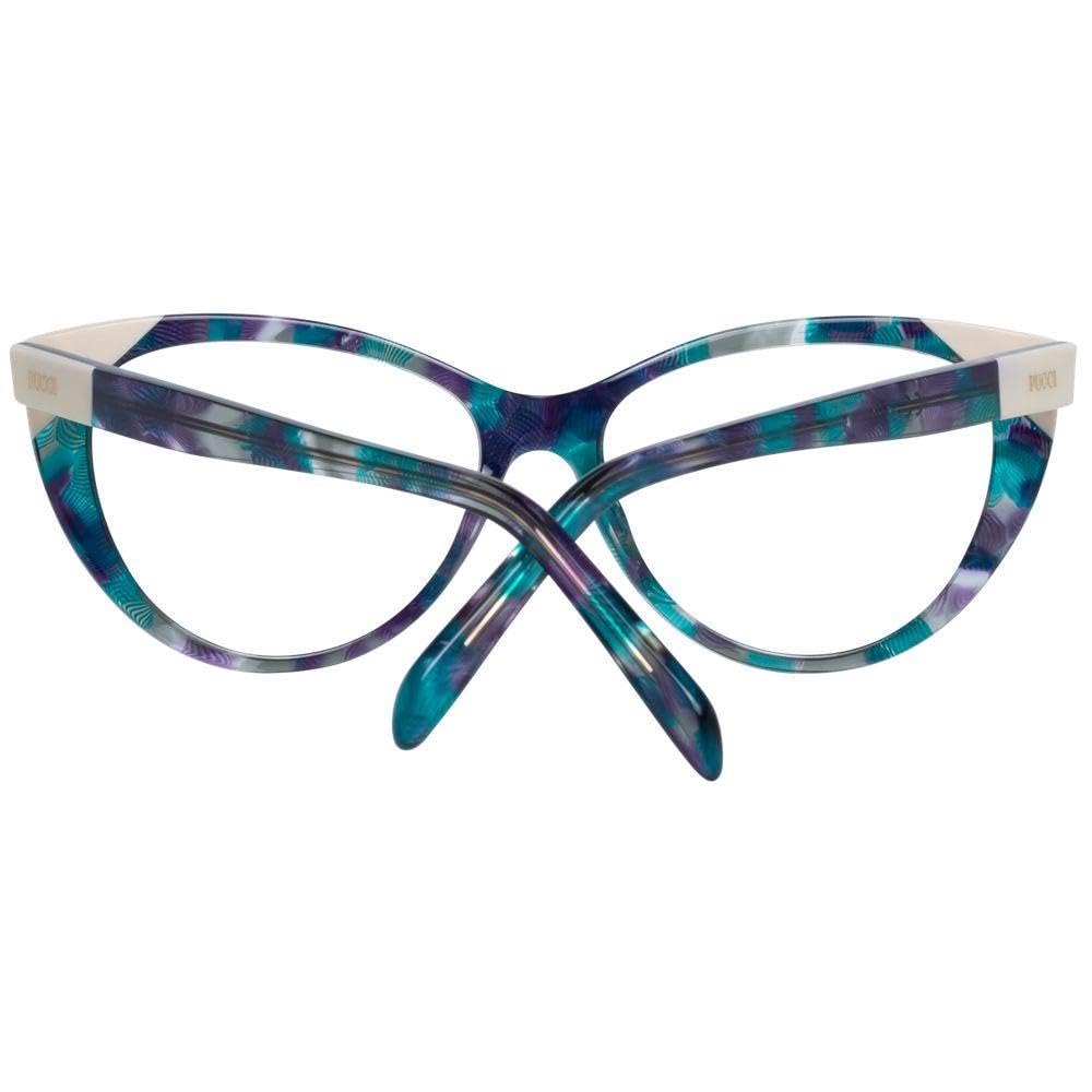 Emilio Pucci Multicolor Women's Sunglasses | Stylish UV Protection Frames for Women | Perfect for Beach, Driving & Outdoor Activities