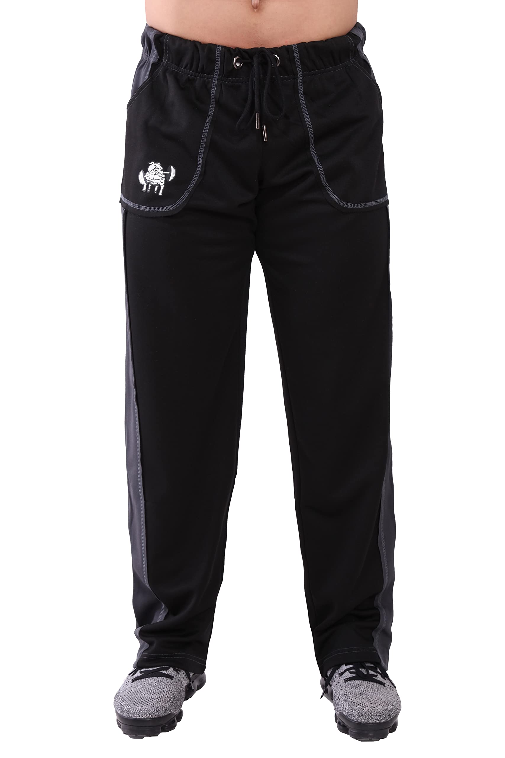 STILYA Men's Workout Sweatpants - Wide Leg Gym Pants for Bodybuilding & Training | Comfortable Fitness Joggers for Running, Weightlifting & Casual Wear