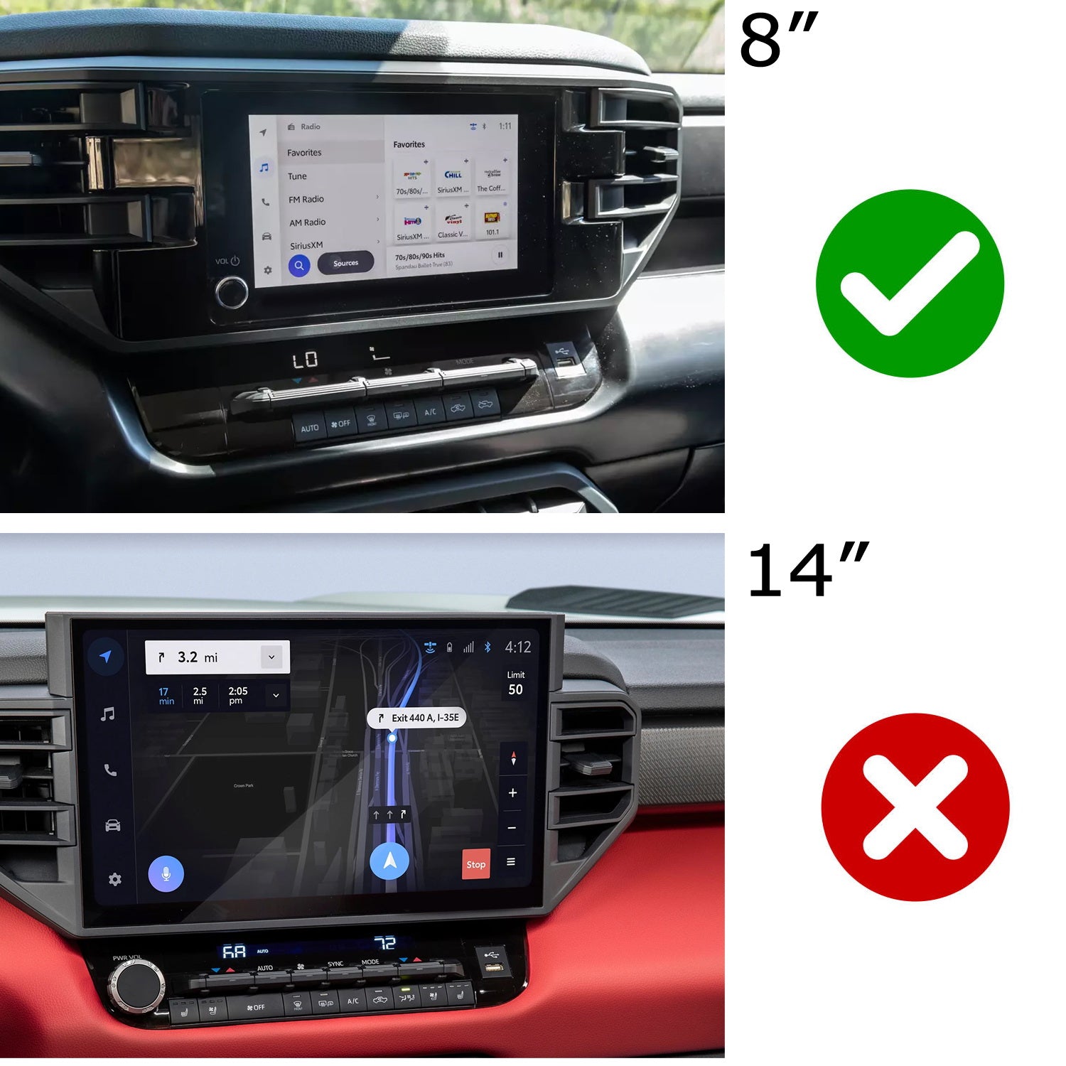 2 TRD Blue Driving Mode & Volume Knob Covers for 2022+ Toyota Tundra & Sequoia 8