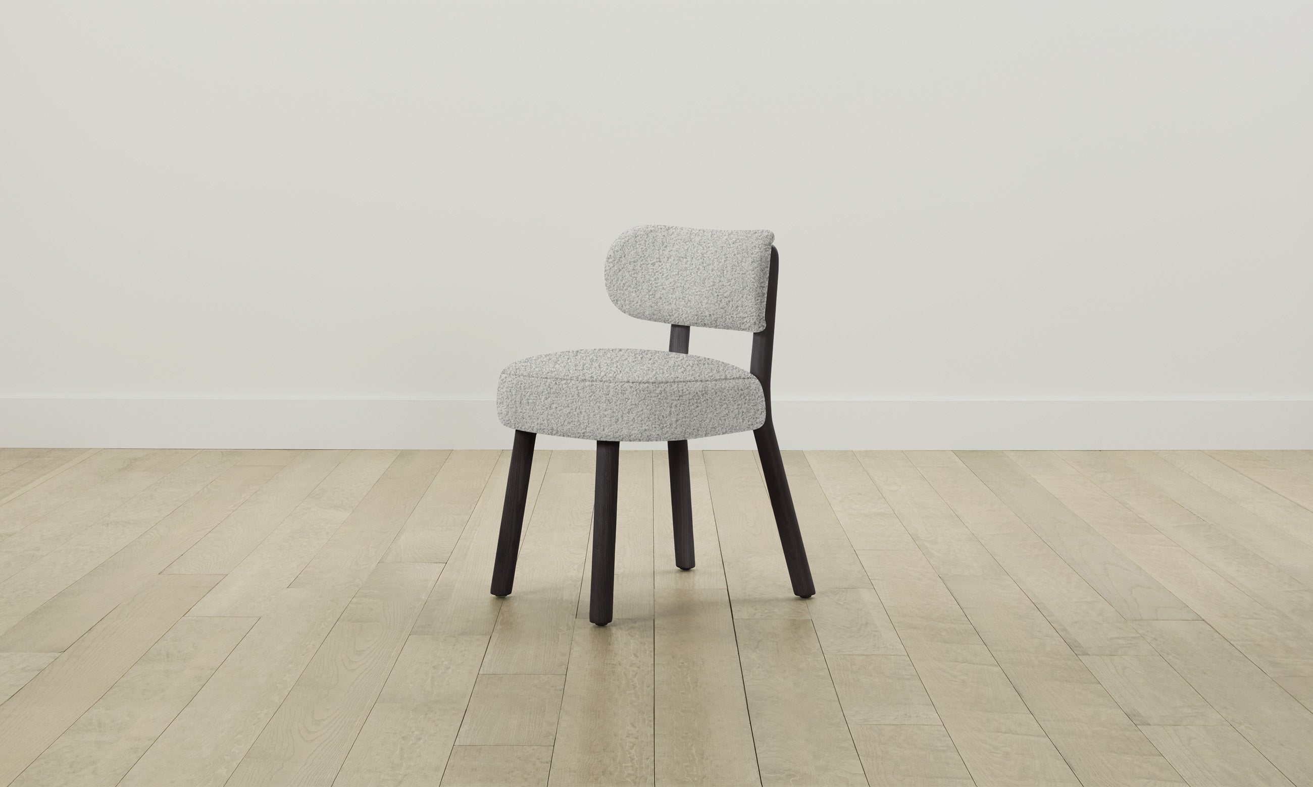 The Jane Dining Chair - Modern Woolen Bouclé Upholstered Seat for Dining Room, Kitchen & Home Decor | Comfortable & Stylish Accent Chair