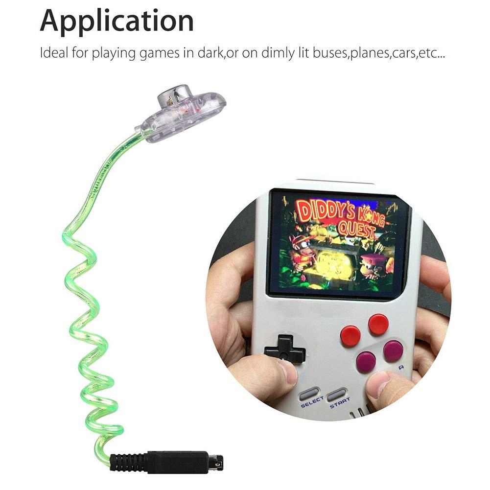 WANAONE Infinite Screw Light for Nintendo Gameboy Advance GBA - Durable External Backlight, Pocket Gaming Console Accessory - Perfect for Retro Gaming and Night Play