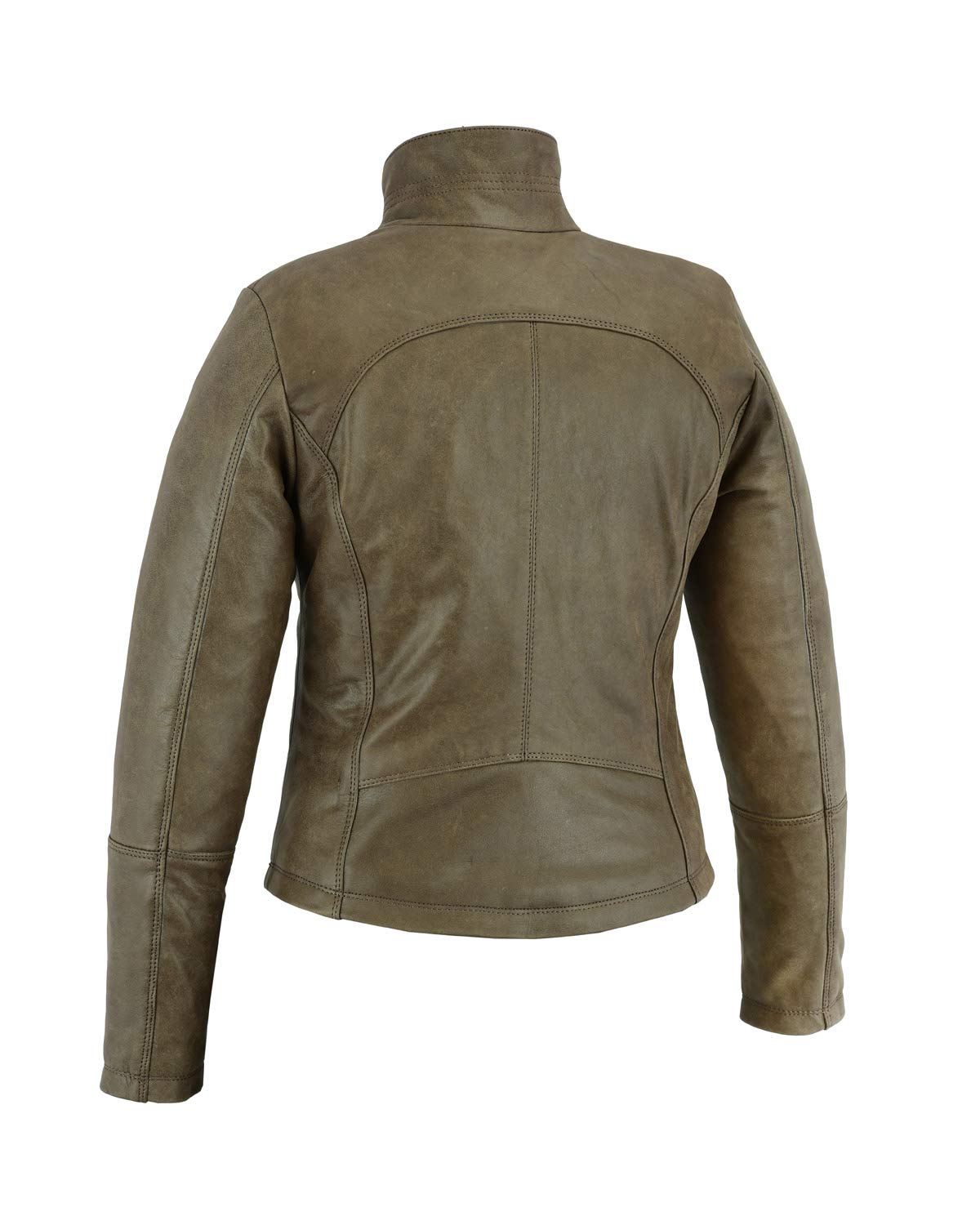 A&H Apparel Women's Motorcycle Jacket - Genuine Cowhide Leather, Lightweight & Stylish for Casual Wear - Perfect for Biking, Outdoor Adventures & Everyday Fashion