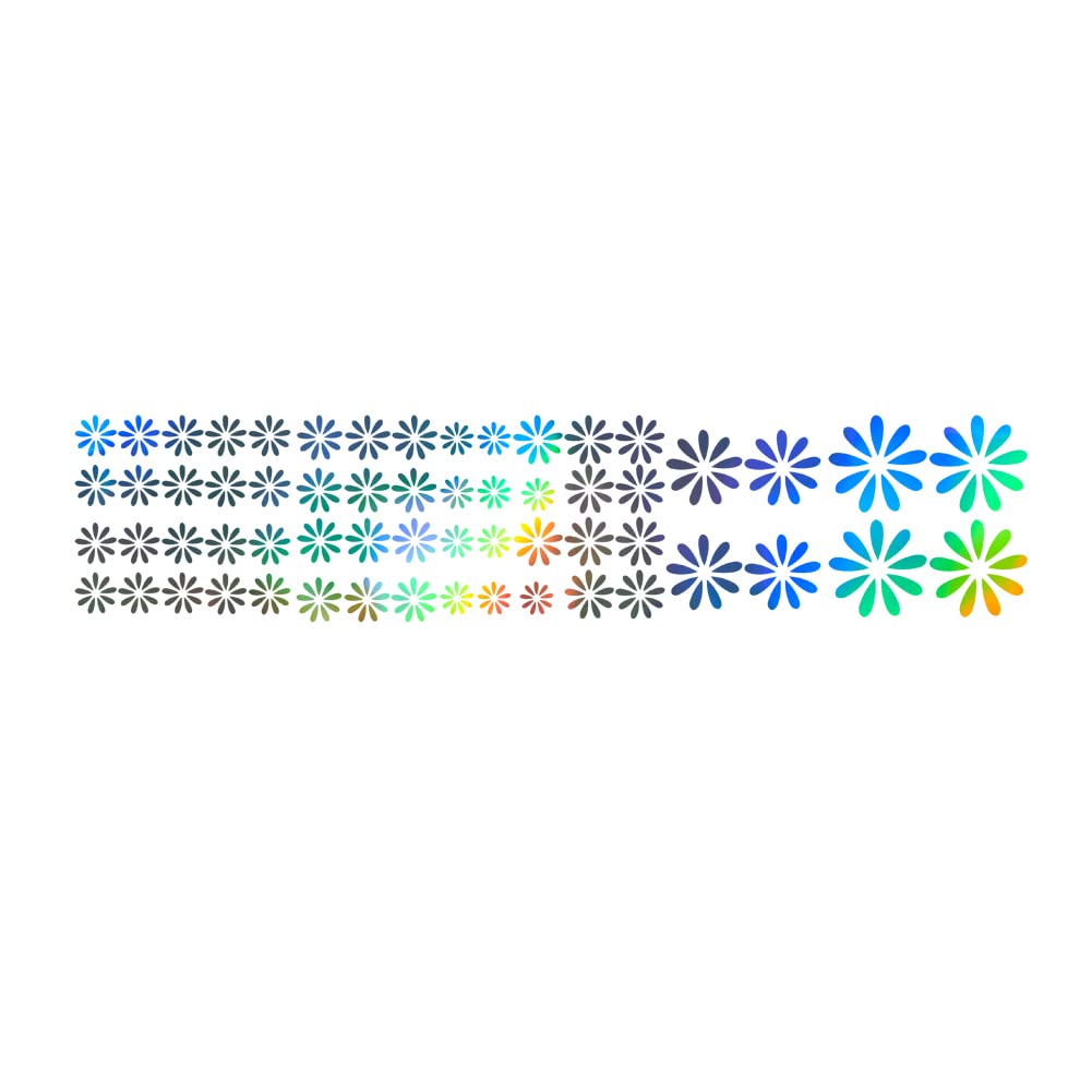 JSCARLIFE Mini Flower Car Decals - Waterproof Vinyl Auto Stickers for Car Body & Side - Laser-Cut Decorative Graphics for Vehicles - Perfect for Personalizing Cars, Trucks, SUVs & Motorcycles