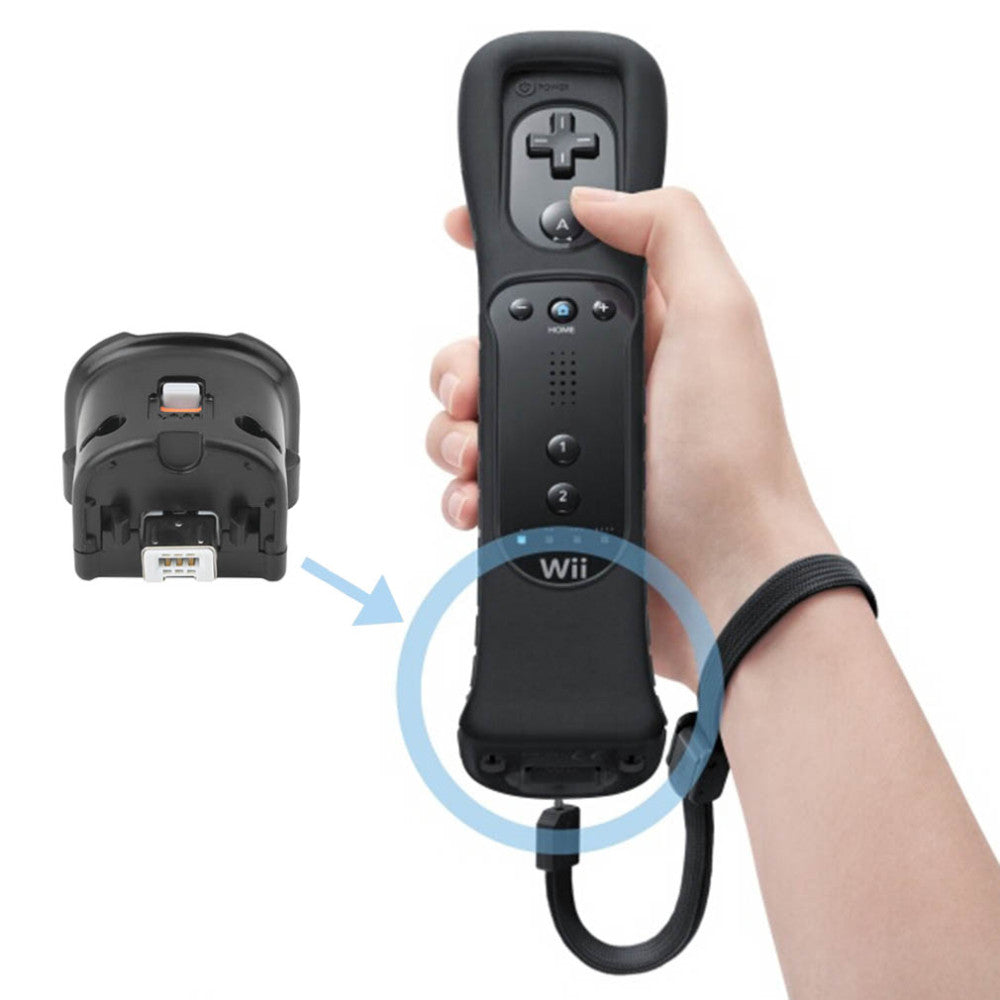 Original Wii MotionPlus Attachment - Black | Enhanced Motion Controls for Wii Games | Perfect for Sports, Action & Adventure Gaming