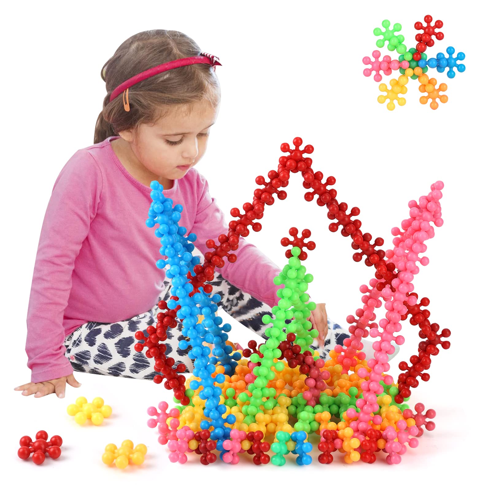 200-Piece Interlocking Block Toy Set for Kids - Safe, Creative Educational Toys for Preschool Boys & Girls Over 3 Years Old - Perfect for Home, Classroom, and Travel Play