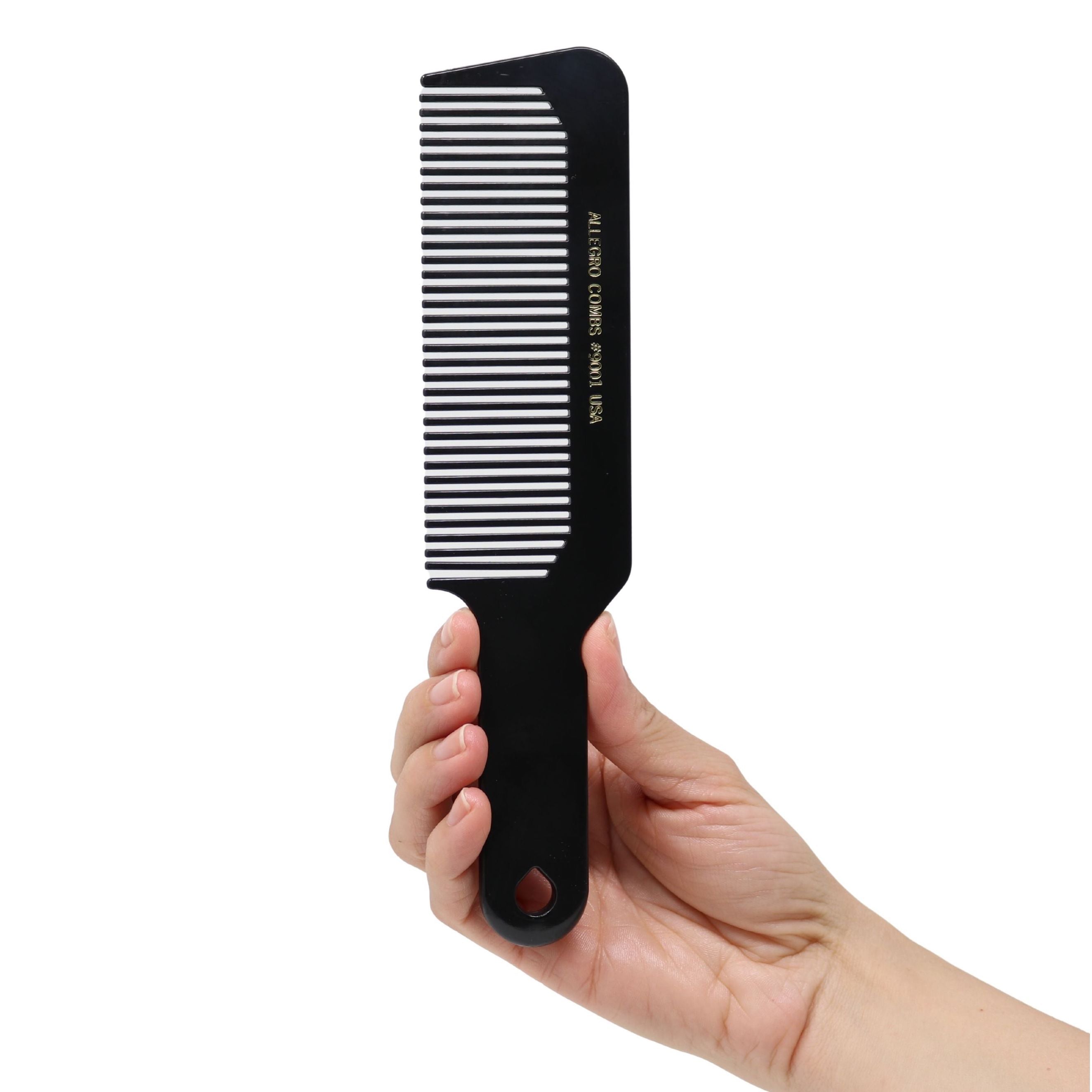 Professional Flat Top Clipper Comb #9001 for Hair Blending, Fading & Thinning - 1 Count | Perfect for Barbers, Stylists & Home Haircuts