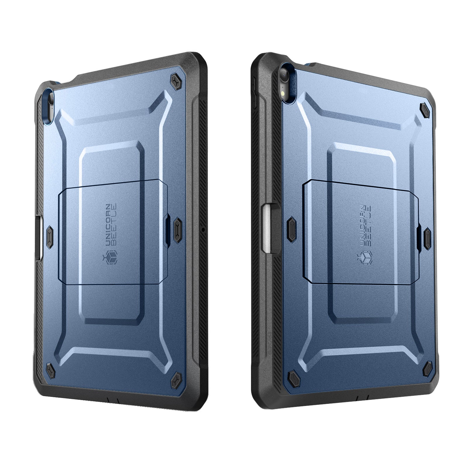 iPad Mini 6 Case - Unicorn Beetle PRO Shockproof Rugged Protective Cover with Built-in Screen Protector, Metallic Blue - Perfect for Outdoor Adventures, Travel & Everyday Use