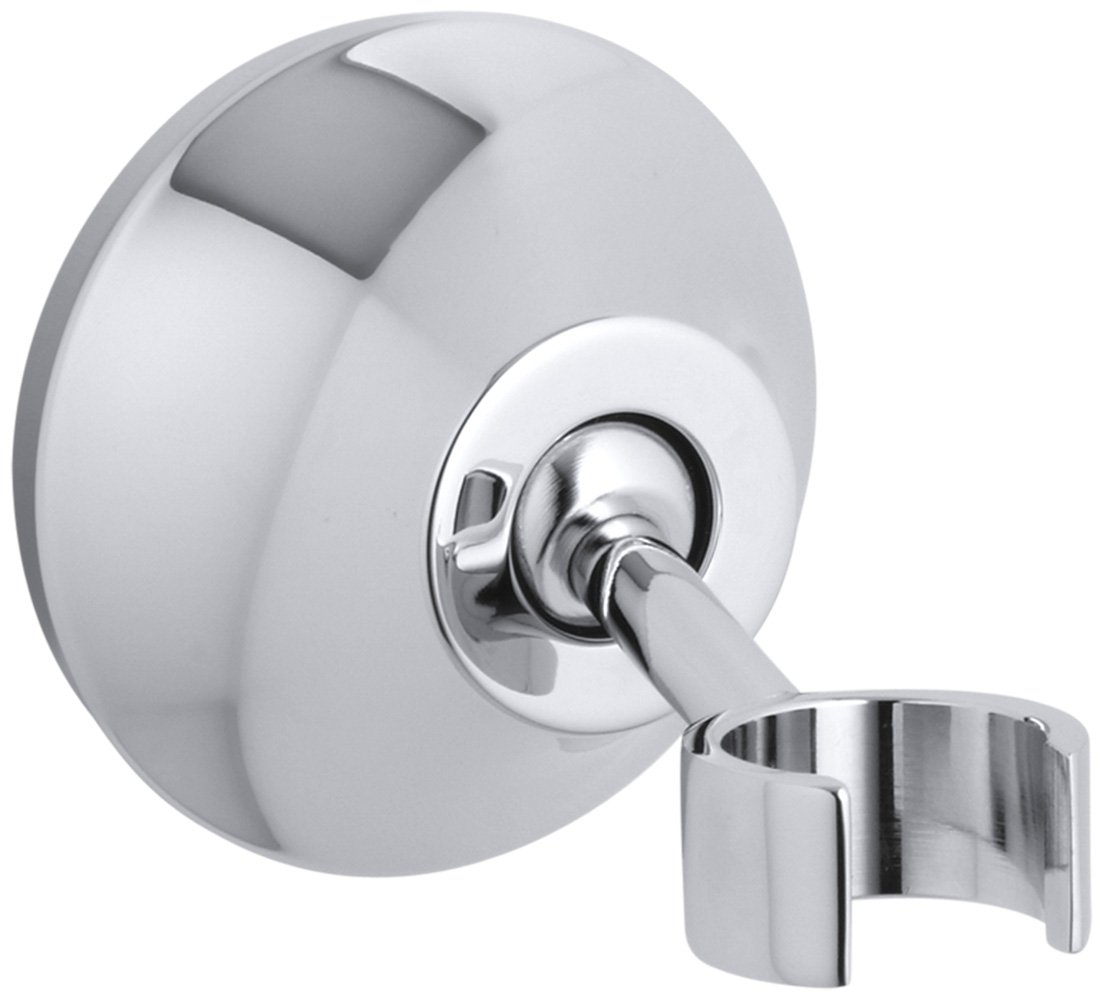 Forté Wall Mount Handshower Holder - Chrome Finish Bathroom Shower Accessory for Modern Homes, Spa & RV Use