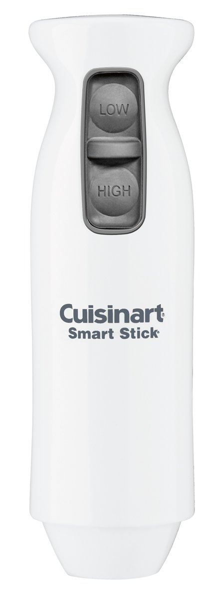 Cuisinart CSB-75 Smart Stick 2-Speed Immersion Hand Blender, White - Perfect for Smoothies, Soups & Sauces in Your Kitchen