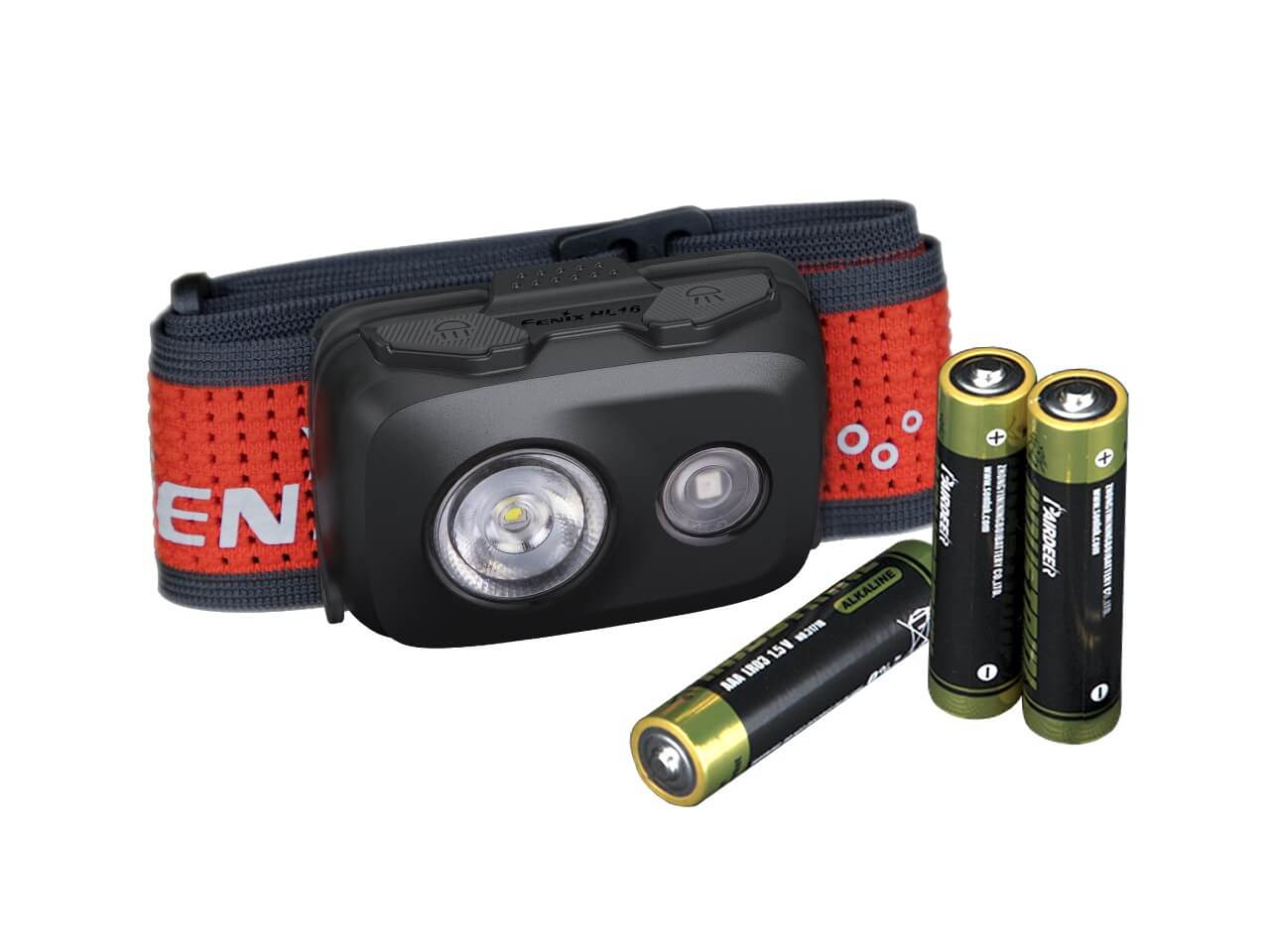 Fenix HL16 Lightweight Outdoor Hiking LED Headlamp - 300 Lumens, USB Rechargeable, Waterproof Headlight for Camping, Running, Fishing & Emergency Use