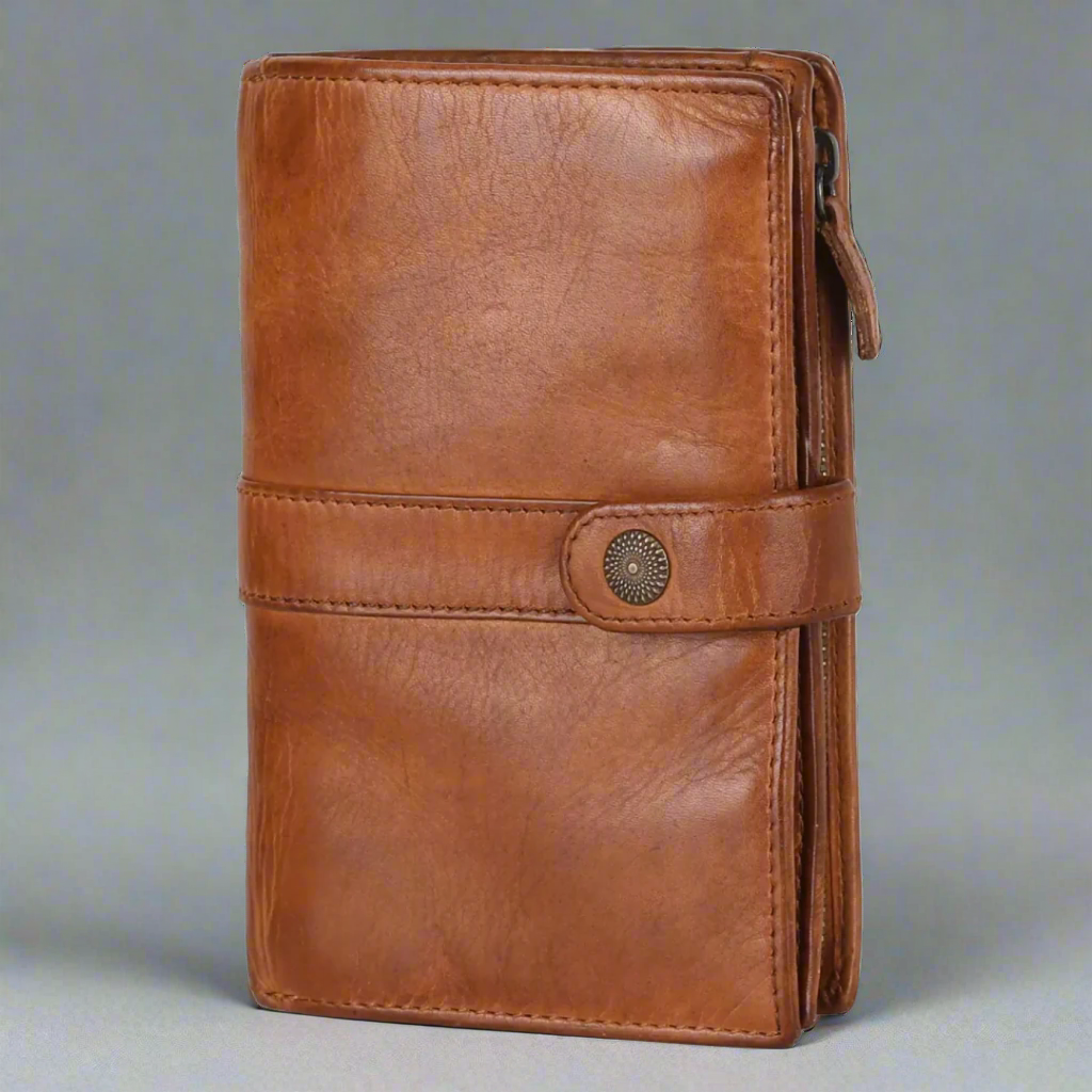 BOL Women's Bifold Organizer Wallet - Slim RFID Blocking Leather Wallet with Multiple Card Slots & ID Window - Perfect for Everyday Use, Travel, and Gift Giving