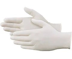 Premium Powder-Free Latex Disposable Gloves - 100 Pack (100 Count) - Ideal for Medical, Dental, Food Handling & Household Cleaning