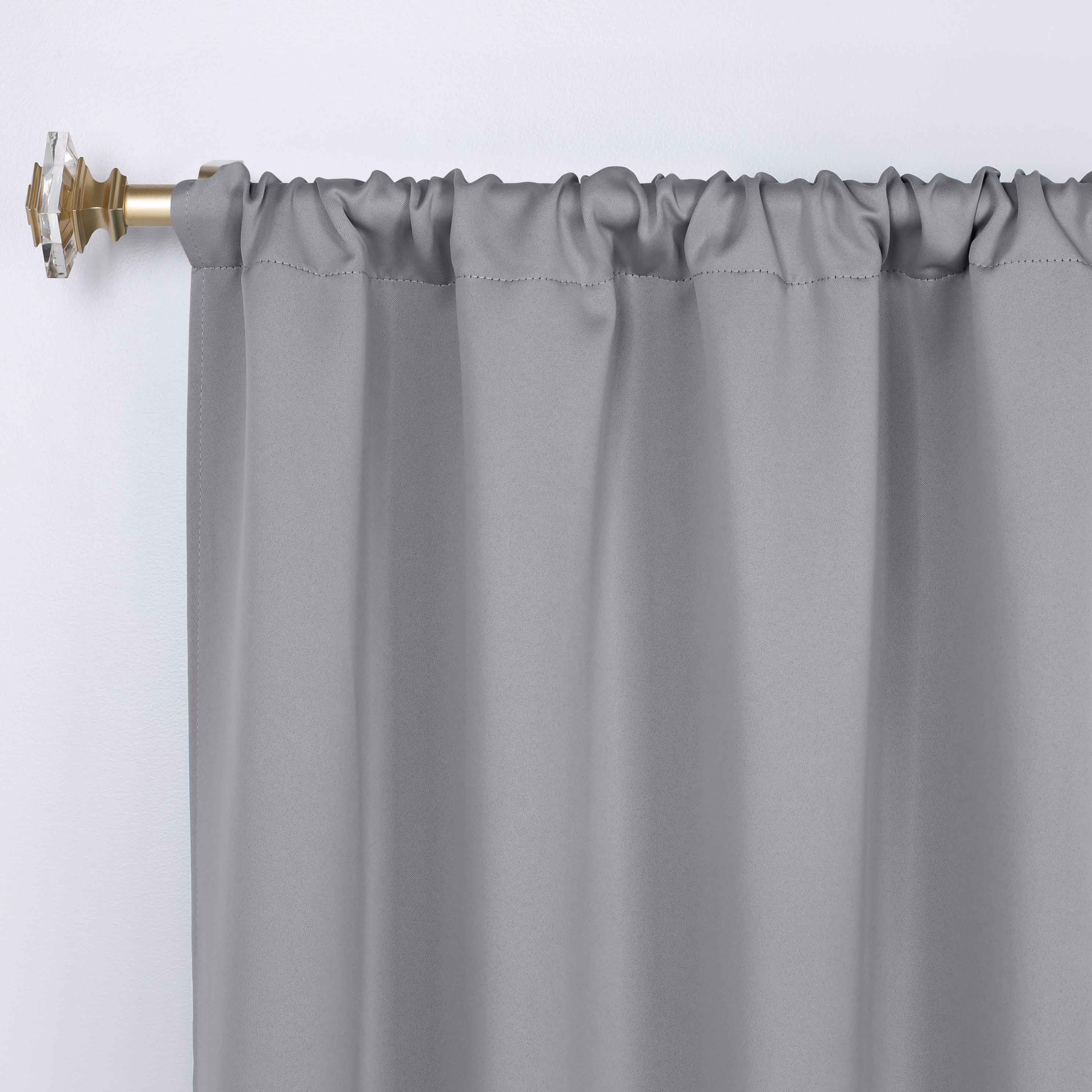 Machine Washable Blackout Curtains Set of 2 - Solid Color Room Darkening Window Drapes for Bedroom, Nursery & Home Theater - Noise Reducing & Energy Efficient