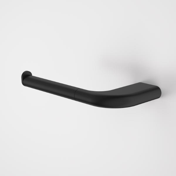 Caroma Contura II Toilet Paper Holder - Matte Black Bathroom Accessory for Modern Homes & Commercial Spaces