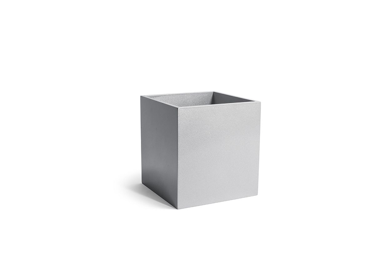 FOH New York Cube Waste Basket - 8 Quart (2 Pack) - Stylish Small Trash Can for Office, Bathroom, or Bedroom - Perfect for Home & Office Use