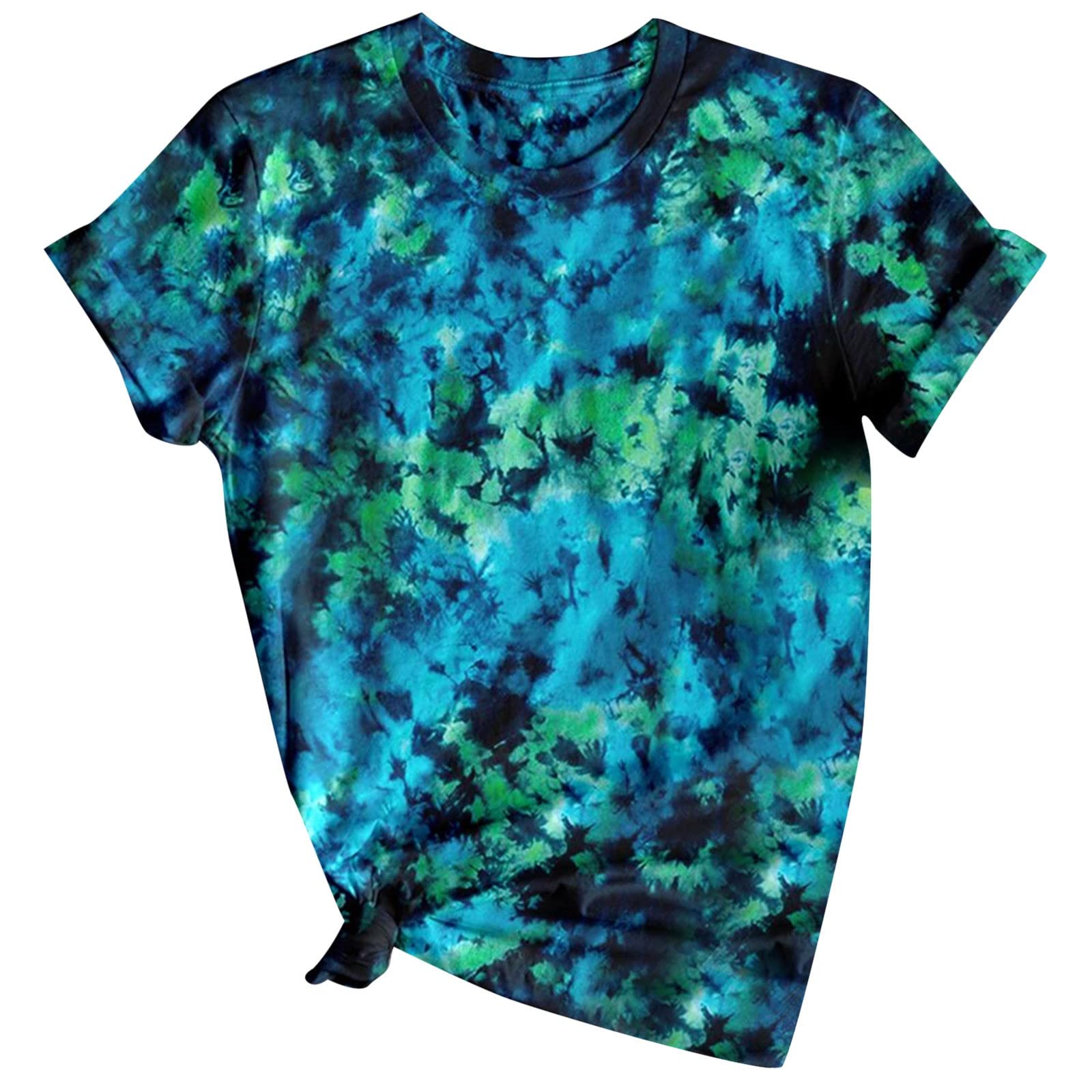 Women's Short Sleeve T-Shirts - Round Neck Loose Fit Summer Casual Tops & Peplum Tank Tops for Women | Perfect for Beach, Travel, and Everyday Wear