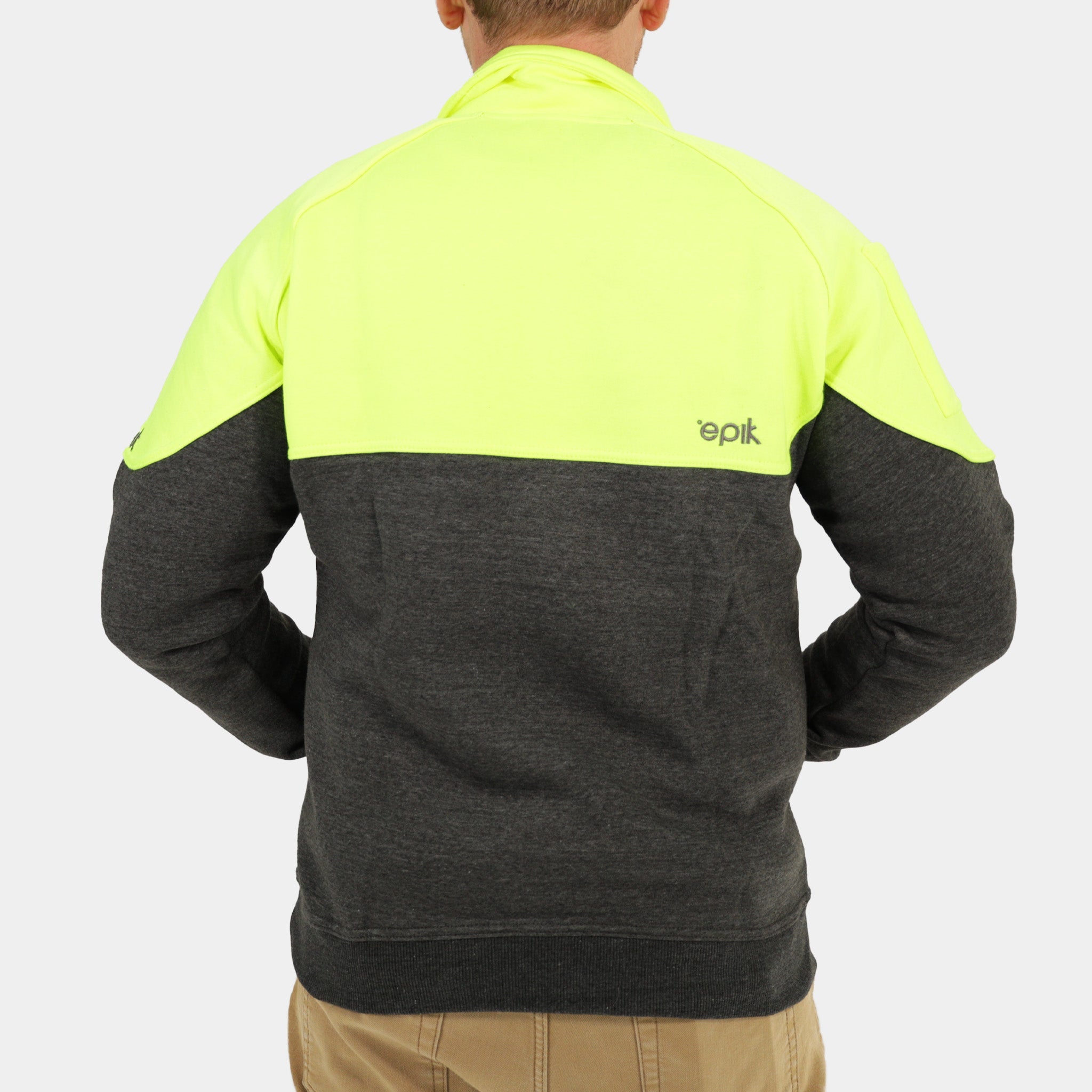 Peak Quarter Zip Sweater for Men - Lightweight Fleece Pullover with Zipper Collar - Perfect for Hiking, Camping & Outdoor Activities