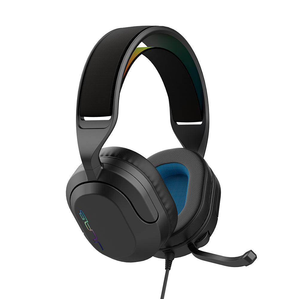 Nightfall Wired Gaming Headset with Noise Cancellation - Black | PC, PS4, PS5, Xbox Compatible for Immersive Gaming Experience