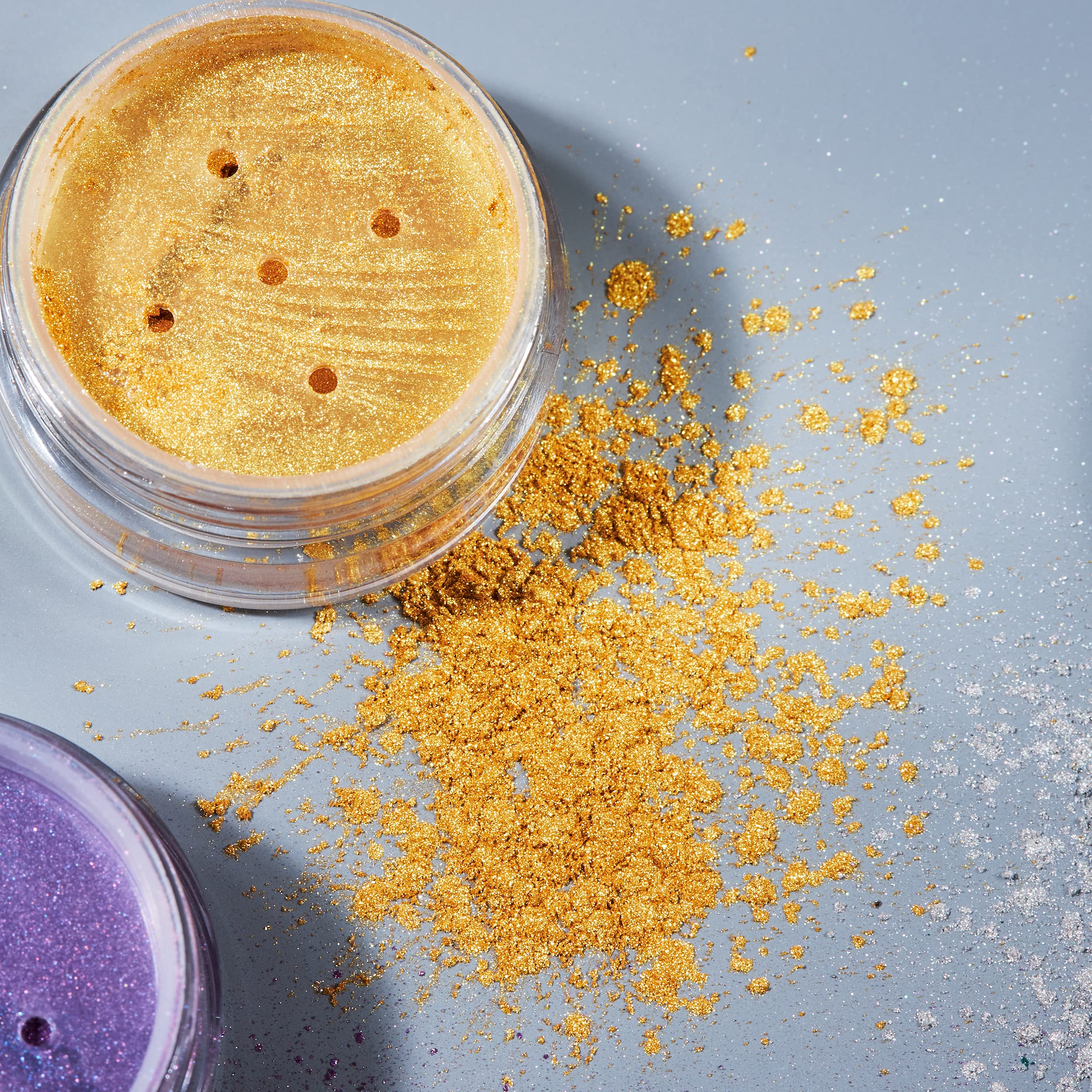 Matte Metallic Pigment Loose Face Powder - Cosmic Moon Pearlescent Makeup Powder | Eye Shadow & Highlighter for Face, Eyes & Body | Vegan Cruelty-Free Mineral Makeup | Perfect for Festival, Rave & Night Out Looks (Box Set)