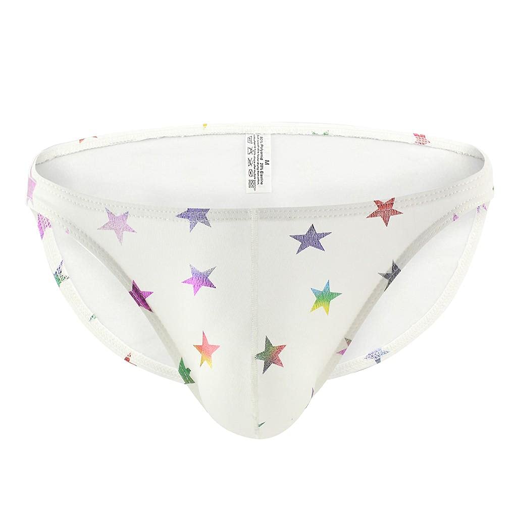 **Men's Sexy Raised Cotton Briefs - Breathable Underwear for Comfort & Style - Perfect for Daily Wear, Workout & Lounge**
