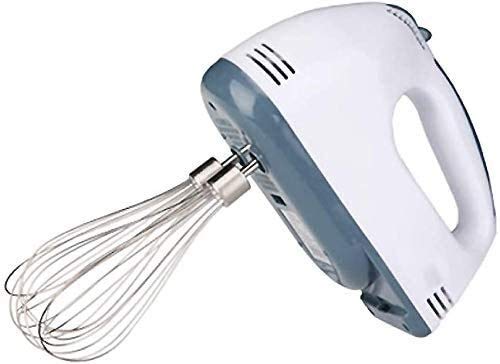 5-Speed Electric Hand Mixer - Portable Egg Beater & Cream Whisk for Baking, Cooking & Kitchen Use | Household Handheld Mixer with Dough Hooks | Perfect for Cakes, Cookies, Frosting & More