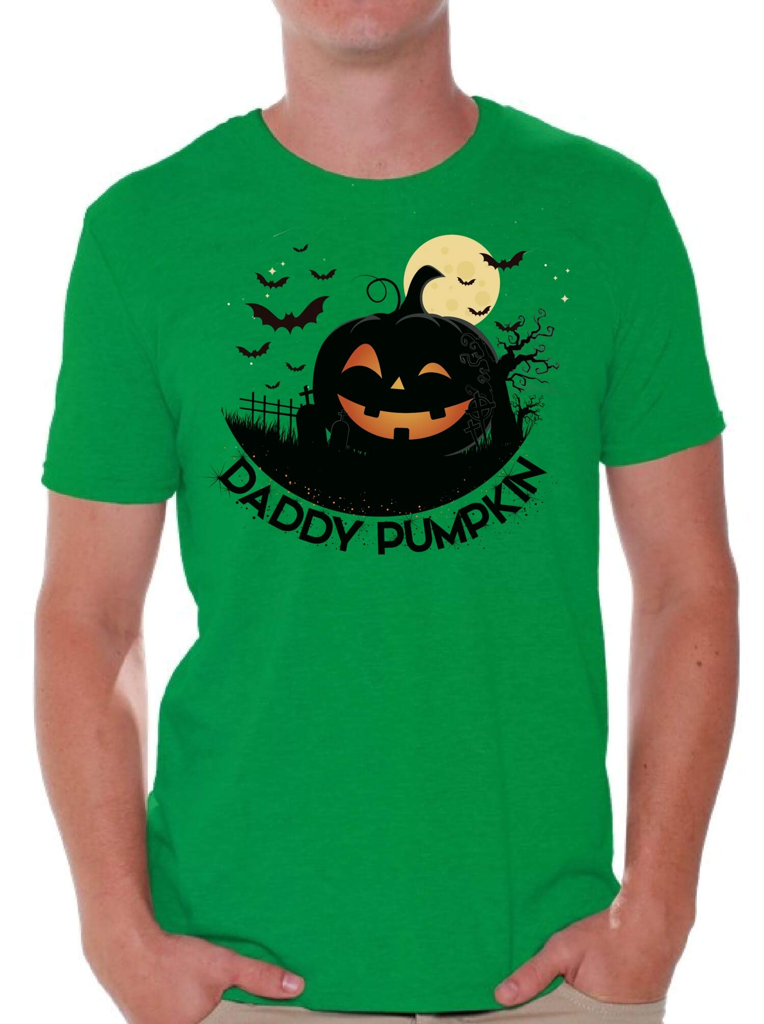 Funny Halloween T-Shirt for Men - Daddy Pumpkin Design | Costume Party, Trick or Treat & Spooky Outfit