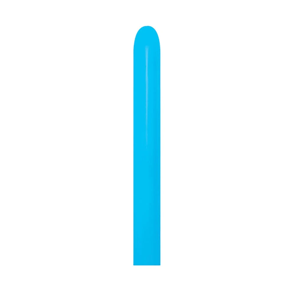 260s Blue Latex Fashion Balloons - Perfect for Birthday Parties, Baby Showers & Decorations