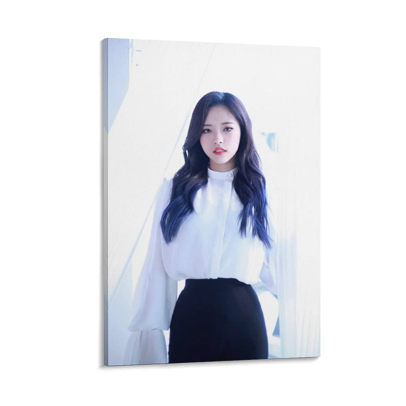 Olivia Hye Loona Butterfly Ver.1 Kpop Girl Group Canvas Wall Art Print - 24x36 Inch (60x90cm) Korean Pop Idol Poster for Living Room Decor, Birthday Gift for Fans, Music Lovers & Kpop Collectors - Perfect for Bedroom, Dorm or Office Display